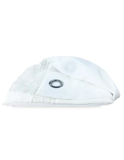 TENDA tendaggio EGITTO con PIZZO macramè bianco cm. 140x290
