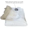 TENDA tendone PIZZO MACRAMÈ FIORE beige CM.140X280 confezionata