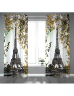 TENDA tendone TENDAGGIO CITY confezionata cm. 140x290 PARIGI Torre Eiffel