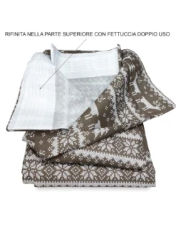 TENDA TIROLESE BEIGE MAGLIA cm.160X300 confezionata MADE in ITALY misto lino