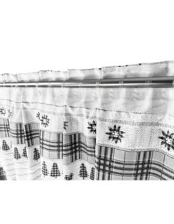 TENDA TIROLESE COASSOLO GRIGIO in stile montanaro CM. 150X280 made in italy