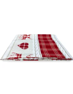 TENDA TIROLESE COASSOLO ROSSO in stile montanaro CM. 150X280 made in italy