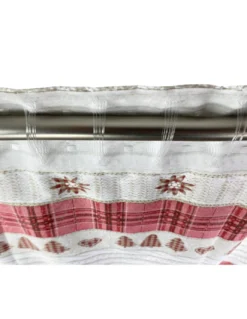 TENDA TIROLESE COASSOLO ROSSO in stile montanaro CM. 150X280 made in italy