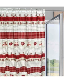 TENDA TIROLESE COASSOLO ROSSO in stile montanaro CM. 150X280 made in italy