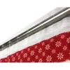 TENDA TIROLESE ROSSA in stile montanaro CM. 180X280 MADE IN ITALY