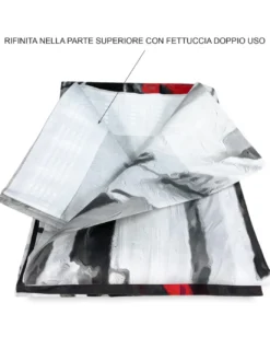 TENDA VENEZIA PONTE INNAMORATI cm.160X300 confezionata MADE in ITALY misto lino