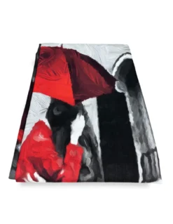 TENDA VENEZIA PONTE INNAMORATI cm.160X300 confezionata MADE in ITALY misto lino
