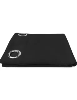 TENDA WONDERFUL in tinta unita NERO CM. 140X280 BLACK OUT confezionata