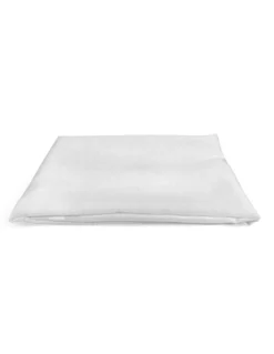 Tendina Smooth Bianco in Poliestere Liscia Tinta Unita, Confezione da 2 Teli, Semitrasparente, Made in Italy