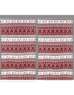 TENDINA vetro MODERNA larga 45 o 60 o 80 CERVINO ROSSO Made in Italy