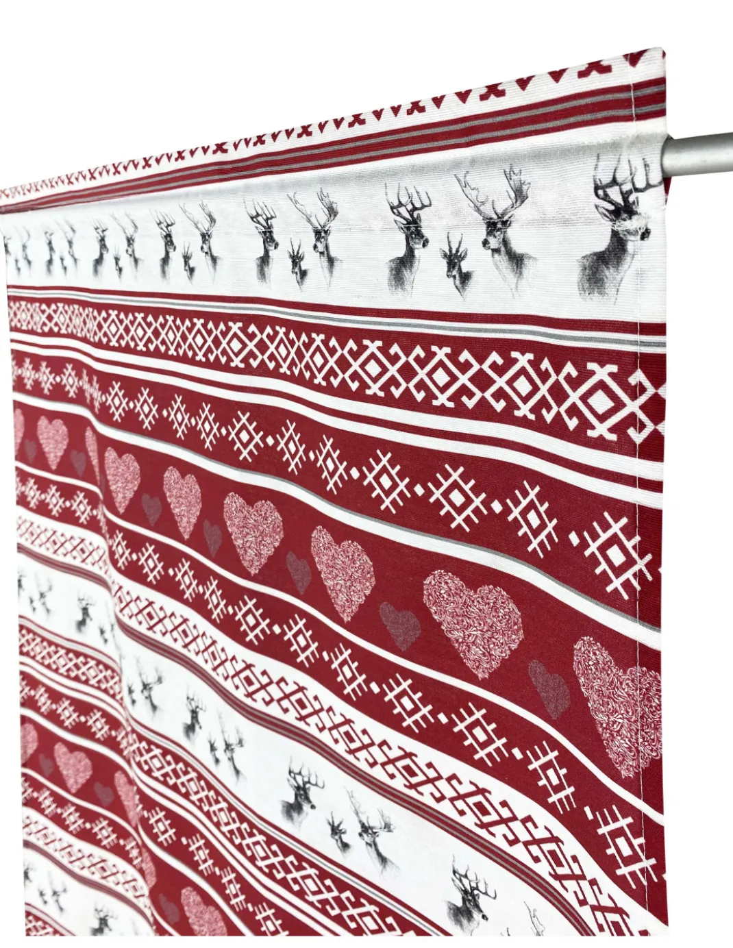 TENDINA vetro MODERNA larga 45 o 60 o 80 CERVINO ROSSO Made in Italy