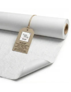 Tessuto Impermeabile Spugna Cotone PVC 3mm - Coprimaterasso, Salva Divano, Protezione Culla e Pet - Made in Italy