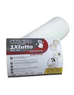 Tex Family Cuscino Ortopedico Memory Foam - Supporto Collo, Schiena, Ginocchia, Caviglie - Antibatterico, Made in Italy