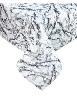TOVAGLIA antimacchia RESINATA TORINO Effetto MARMO Marmorizzato Bianco