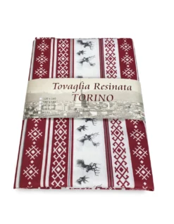 TOVAGLIA antimacchia RESINATA TORINO tirolese CERVINO ROSSO