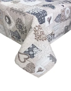 TOVAGLIA antimacchia RESINATA TORINO Tirolese SHABBY Beige