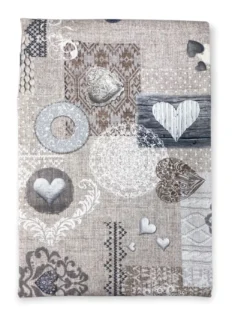 TOVAGLIA antimacchia RESINATA TORINO Tirolese SHABBY Beige