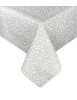 TOVAGLIA DORY arabesco BIANCO in cotone