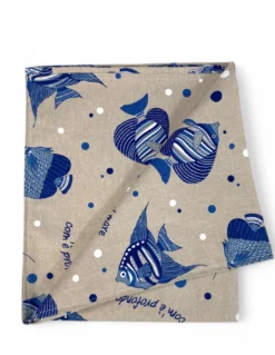 Tovaglia Dory "Com’è Profondo il Mare" – Cotone Pesante – Made in Italy – Lavabile