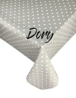 TOVAGLIA DORY disegno POIS BIANCHI in cotone