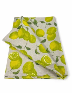 TOVAGLIA DORY SORRENTO limone LIMONI GIALLO in cotone