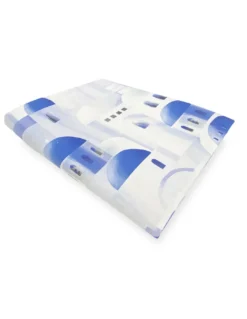 TOVAGLIA in COTONE disegno SANTORINI blu made in Italy