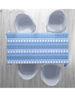 TOVAGLIA in COTONE mare marino GRECIA BLU