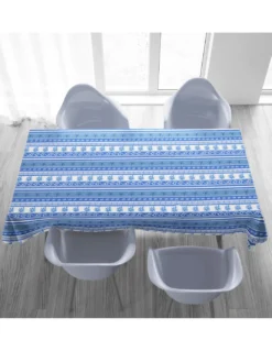 TOVAGLIA in COTONE mare marino GRECIA BLU