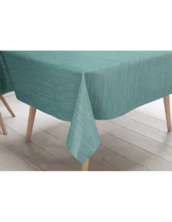 Tovaglia LIMA Acqua Marina – Tela Cerata Plastificata PVC Lavabile Antiscivolo – Made in Italy