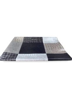 TOVAGLIA LIMA © in TELA CERATA plastificata LAVABILE idrorepellente in PVC MODERN marrone made in Italy