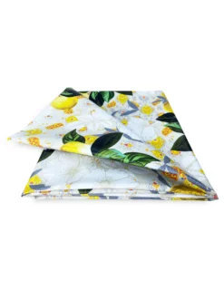 TOVAGLIA LIMA © in TELA CERATA plastificata LAVABILE idrorepellente in PVC LIMONI made in Italy