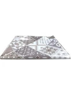 TOVAGLIA LIMA © in TELA CERATA plastificata LAVABILE idrorepellente in PVC MAIOLICHE Sabbia Made in Italy