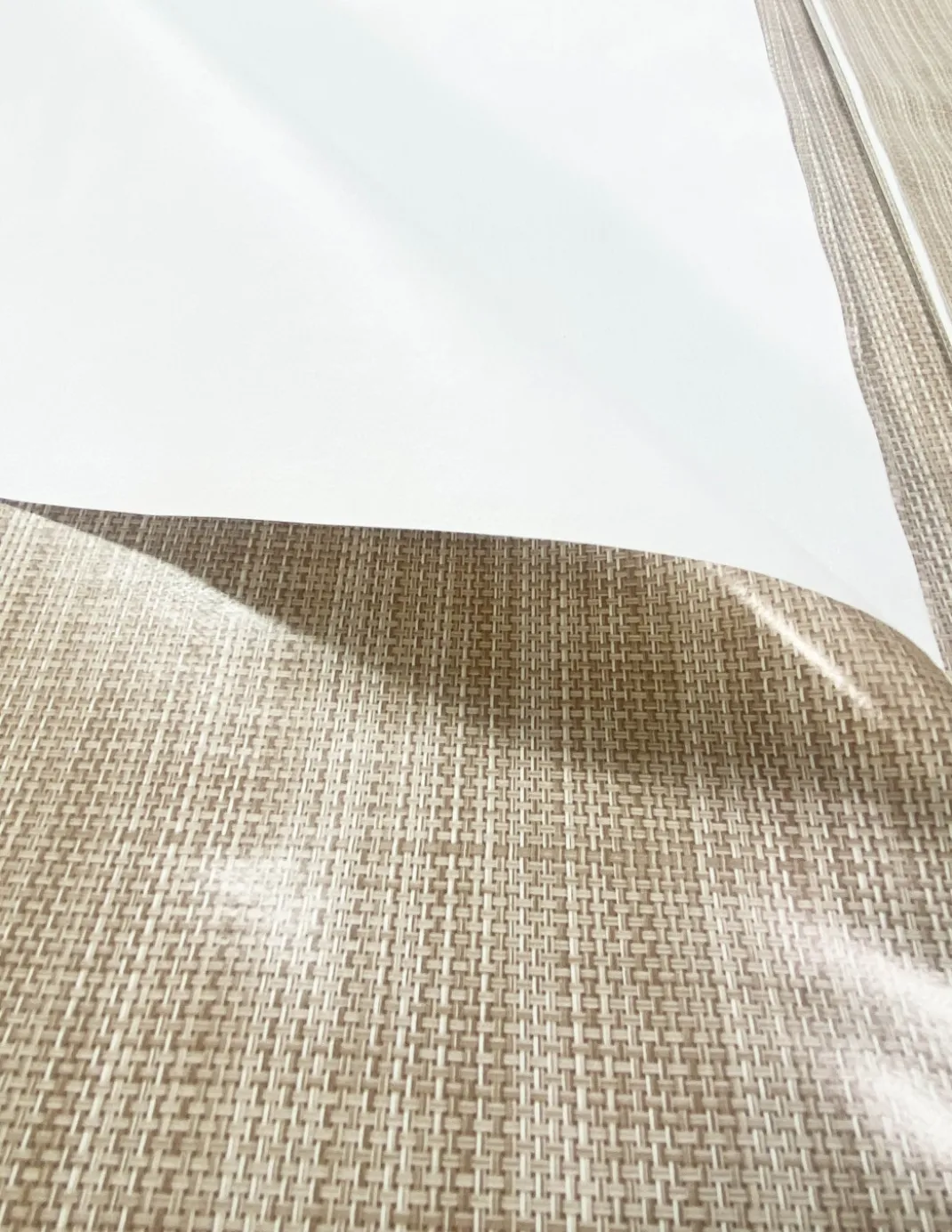 TOVAGLIA LIMA © in TELA CERATA plastificata LAVABILE idrorepellente in PVC UNITO BEIGE made in Italy