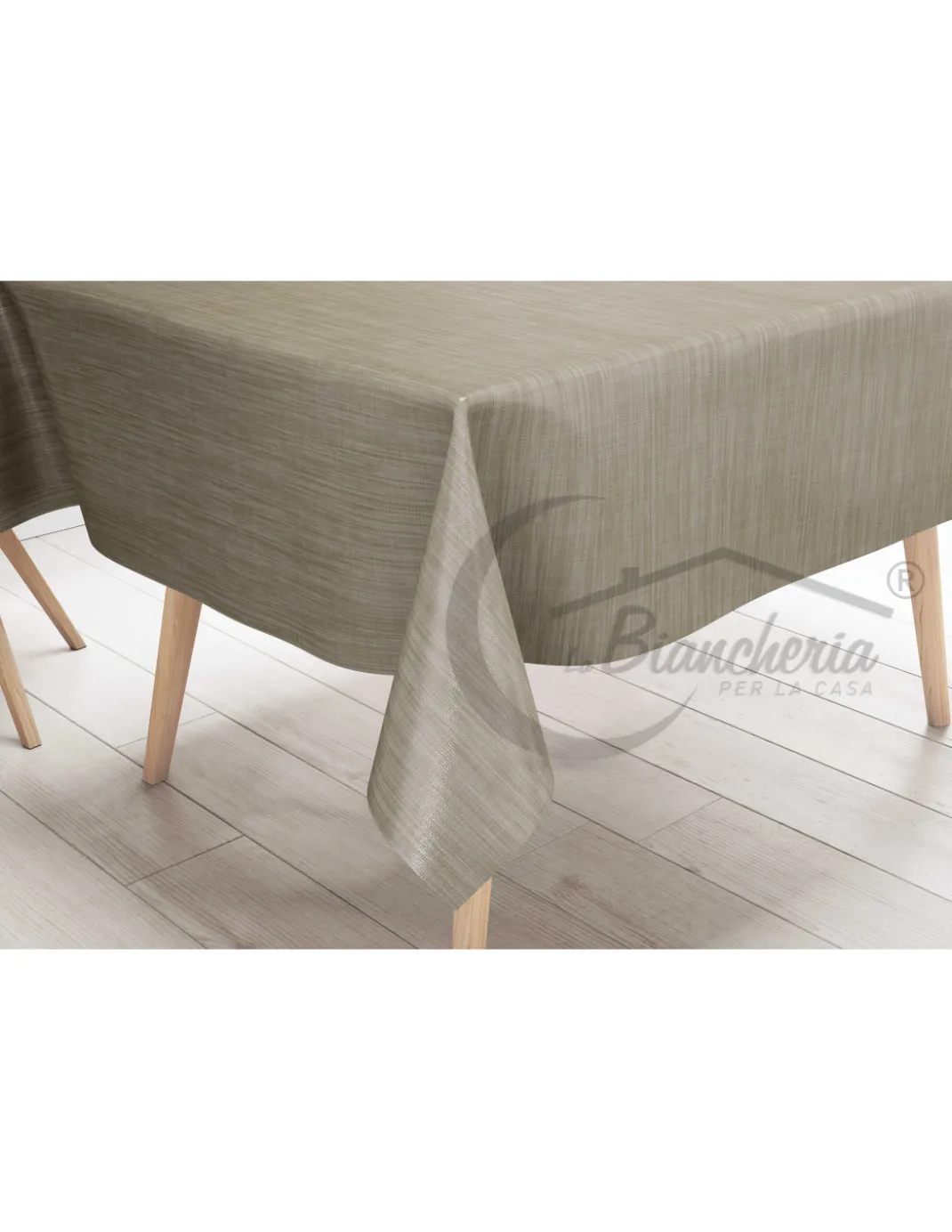 TOVAGLIA LIMA © in TELA CERATA plastificata LAVABILE idrorepellente in PVC UNITO BEIGE made in Italy