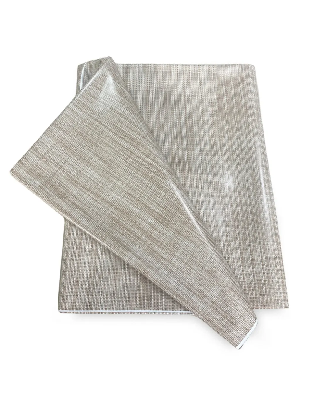 TOVAGLIA LIMA © in TELA CERATA plastificata LAVABILE idrorepellente in PVC UNITO BEIGE made in Italy