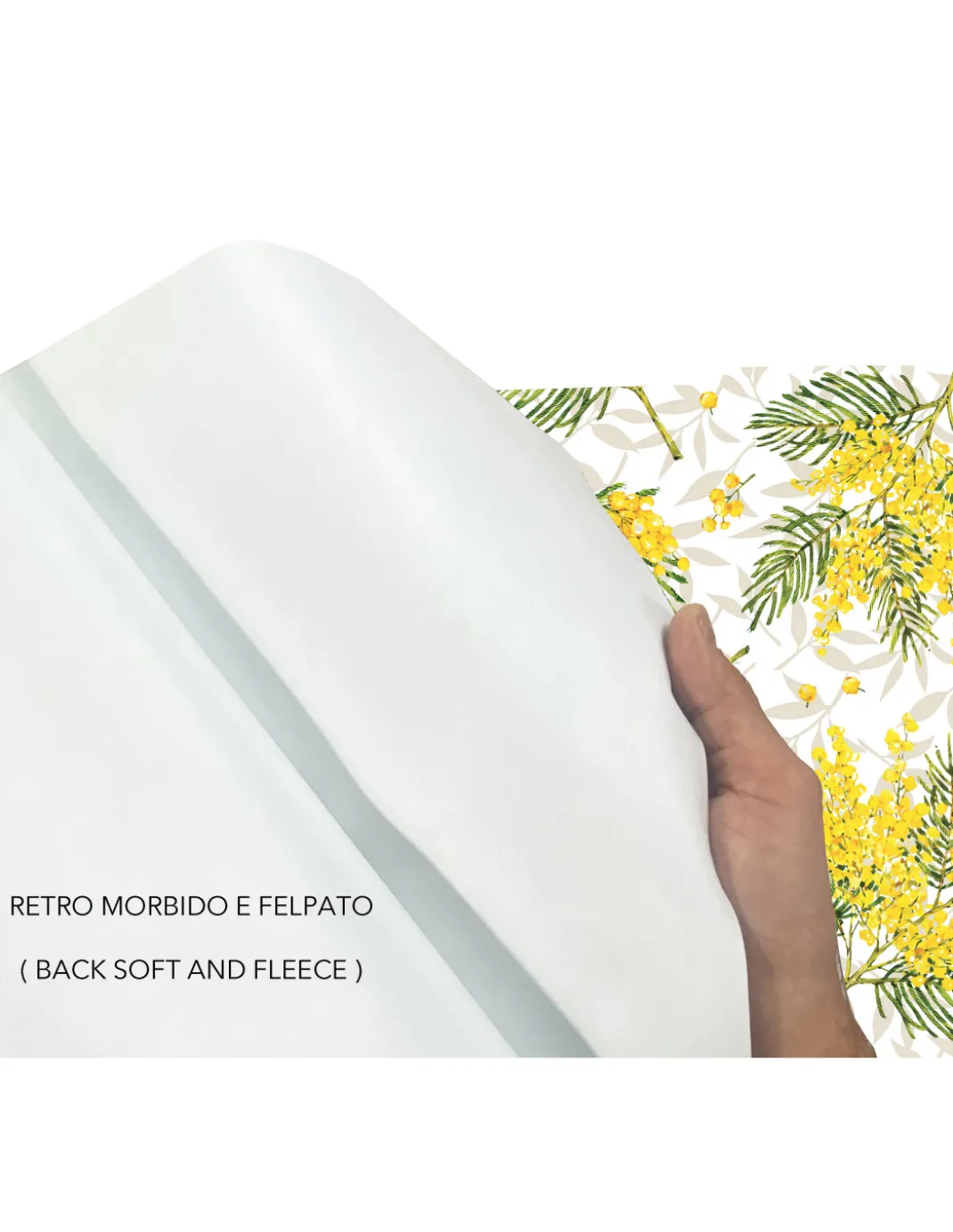 Tovaglia LIMA Mimosa – Tela Cerata Plastificata PVC Lavabile Antiscivolo Effetto Lino – Made in Italy