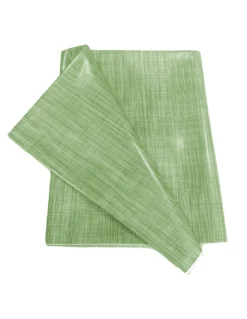 Tovaglia LIMA Verde Chiaro – Tela Cerata Plastificata PVC Lavabile Antiscivolo – Made in Italy