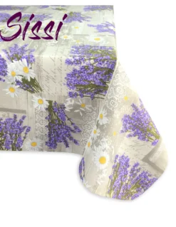 TOVAGLIA SISSI lavanda MARGHERITA in cotone