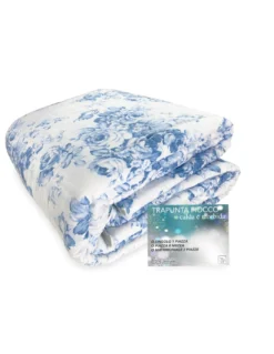 TRAPUNTA FIOCCO © BAROCCO Azzurro Piumone Invernale made in Italy