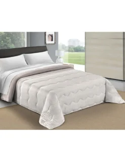 TRAPUNTA FIOCCO © Puntinato BEIGE Piumone invernale made in Italy