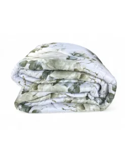 Trapunta Fiocco Sanderson Fiore Delicato Bianco – Invernale 300 gr/mq, 100% Microfibra, 4 Punti Calore – Made in Italy