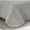 TRAPUNTA in Soffice Eco-pelliccia SPIGA Grigio 2 Piazze Matrimoniale