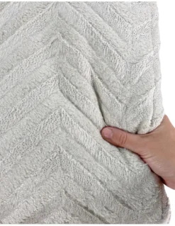 TRAPUNTA in Soffice Eco-pelliccia SPIGA Beige 2 Piazze Matrimoniale