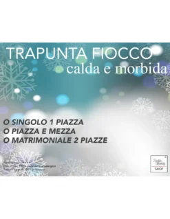Trapunta Invernale Tirolese Texture Blu - Piumone Caldo Microfibra Anallergica 300gr - Made in Italy
