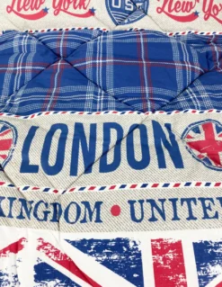 TRAPUNTA KOT © Bandiera INGLESE inghilterra FLAG MADE IN ITALY PURO COTONE