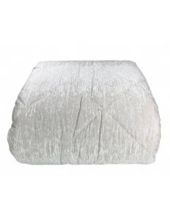 Trapunta Kot Bollicine Beige - Copriletto Invernale in Puro Cotone - Made in Italy, Imbottitura Anallergica