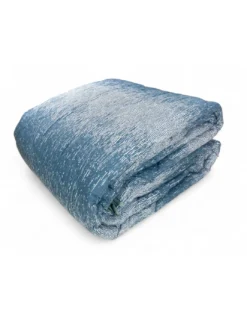 Trapunta Kot Bollicine Ottanio - Copriletto Invernale in Puro Cotone - Made in Italy, Imbottitura Anallergica