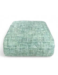 Trapunta Kot Coco Verde - Copriletto Invernale in Puro Cotone - Made in Italy, Imbottitura Anallergica
