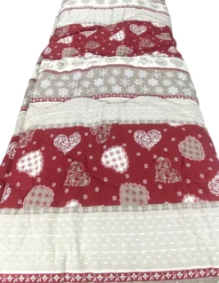 Trapunta Kot Corvara Tirolese - Copriletto Invernale in Puro Cotone - Made in Italy, Imbottitura Anallergica