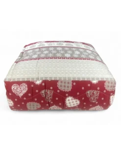 Trapunta Kot Corvara Tirolese - Copriletto Invernale in Puro Cotone - Made in Italy, Imbottitura Anallergica